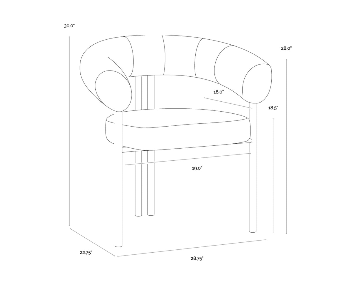 Sunpan Oniva Dining Armchair