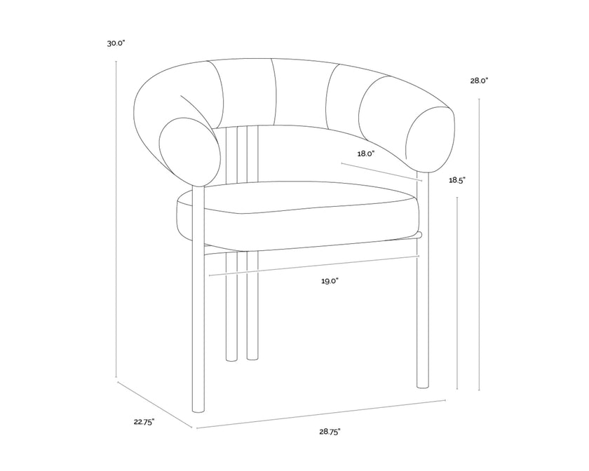 Sunpan Oniva Dining Armchair