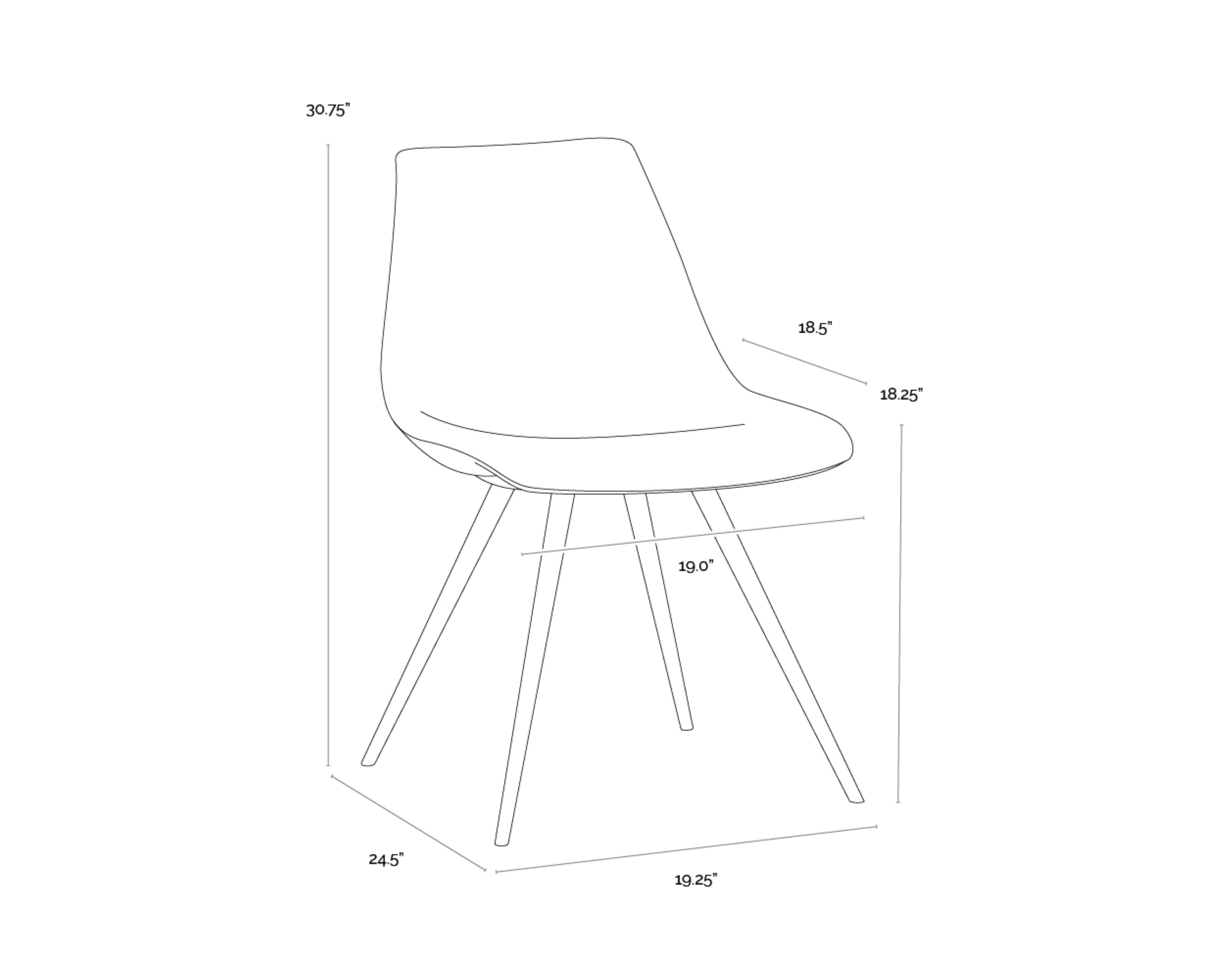 Sunpan Lipa Dining Chair