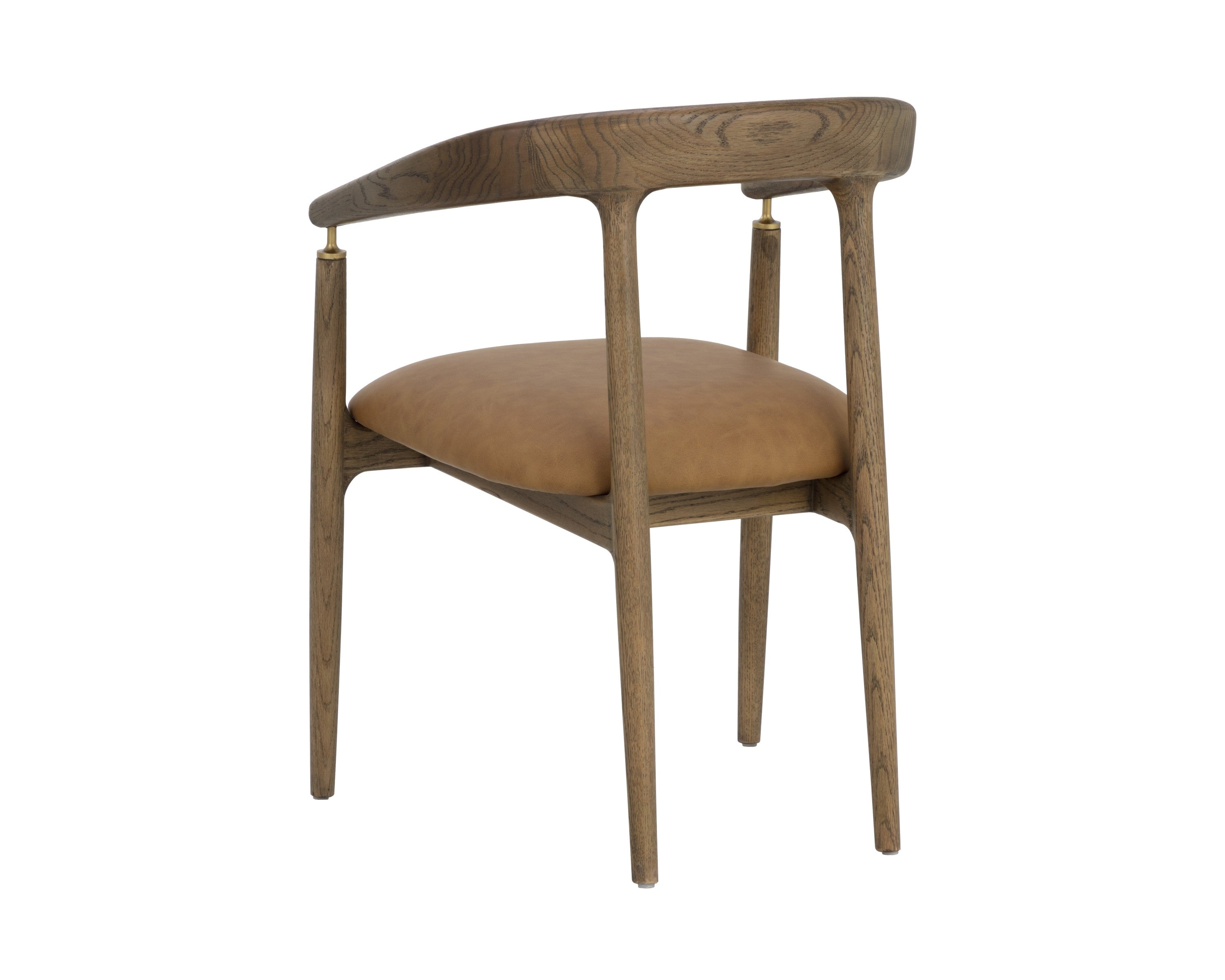 Sunpan Valmont Dining Armchair - Milliken Cognac