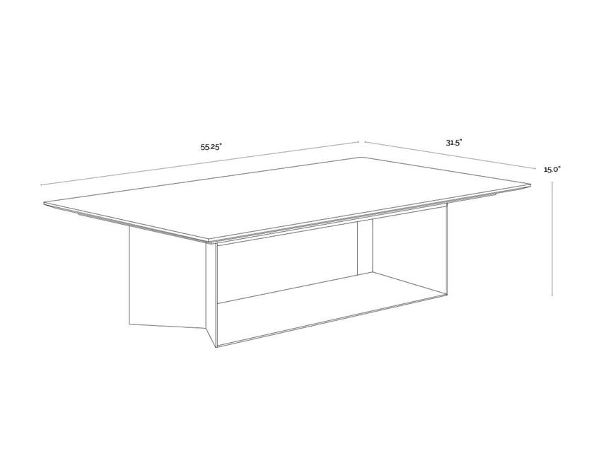 Sunpan Soleen Coffee Table