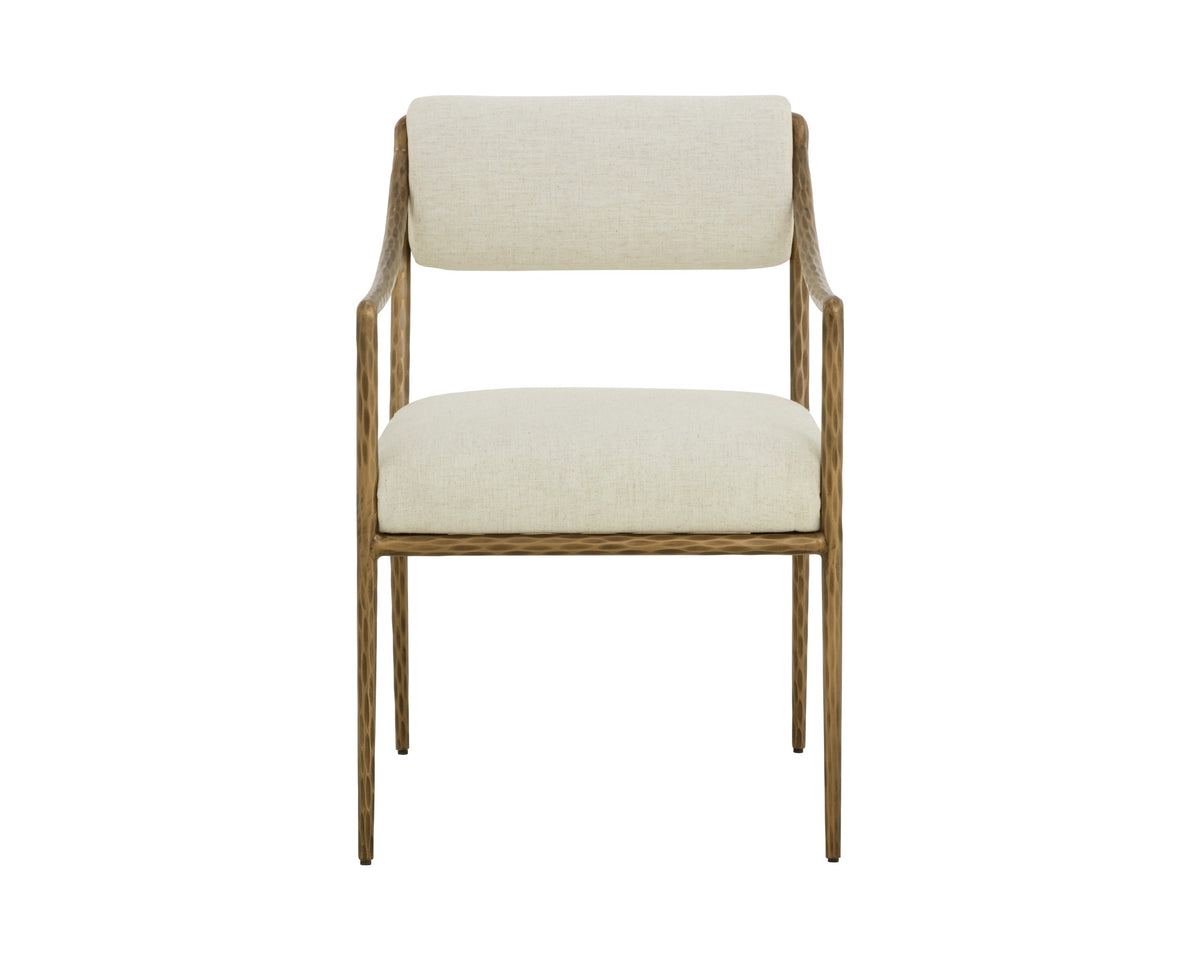 Sunpan Leticia Dining Armchair - Geralt Linen