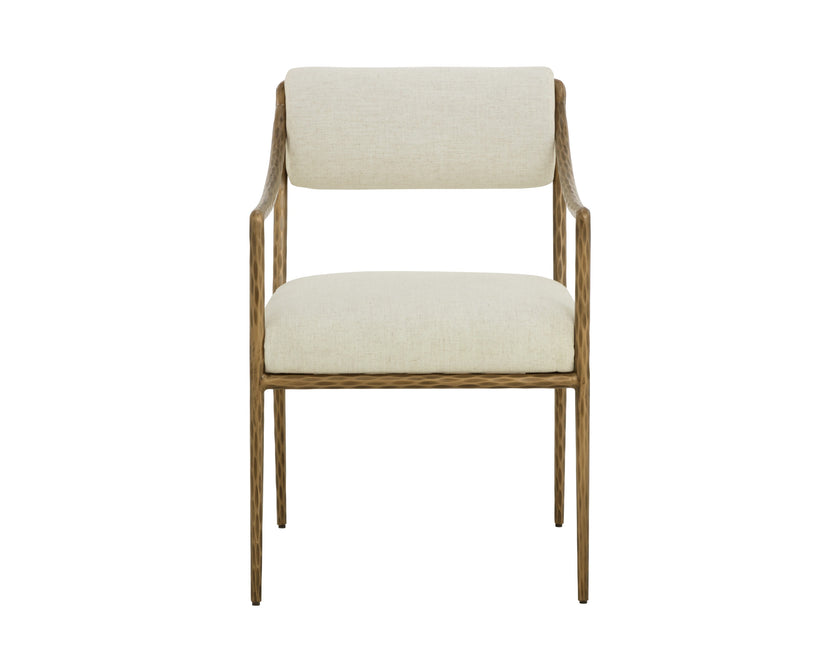 Sunpan Leticia Dining Armchair - Geralt Linen