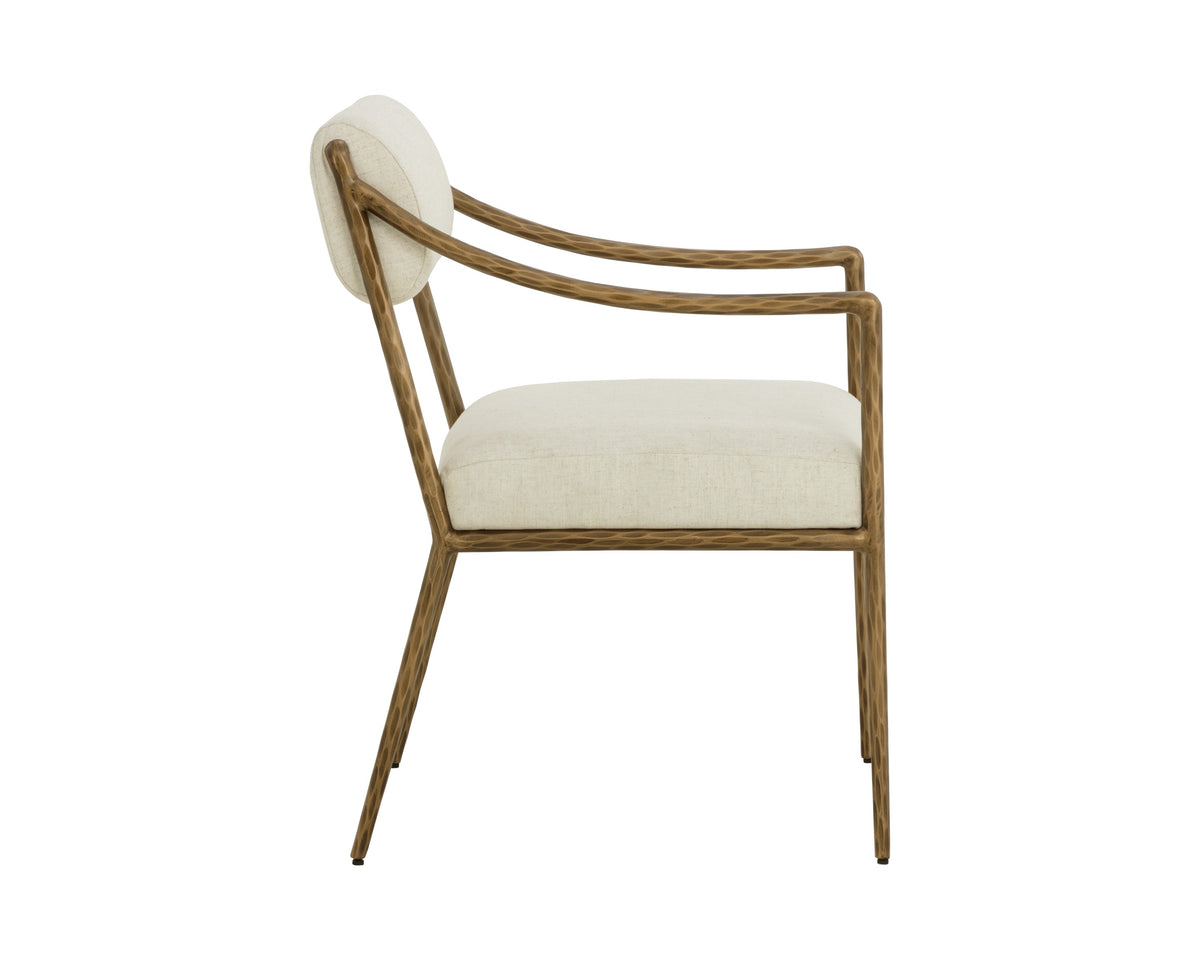 Sunpan Leticia Dining Armchair - Geralt Linen