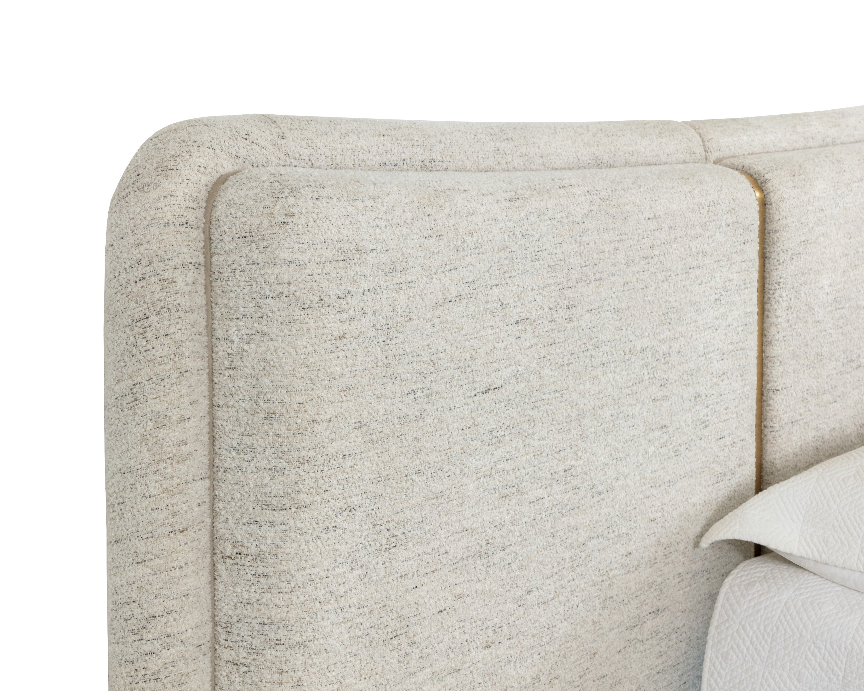 Sunpan Clarimond Bed - King - Hailey Moon / Meg Taupe