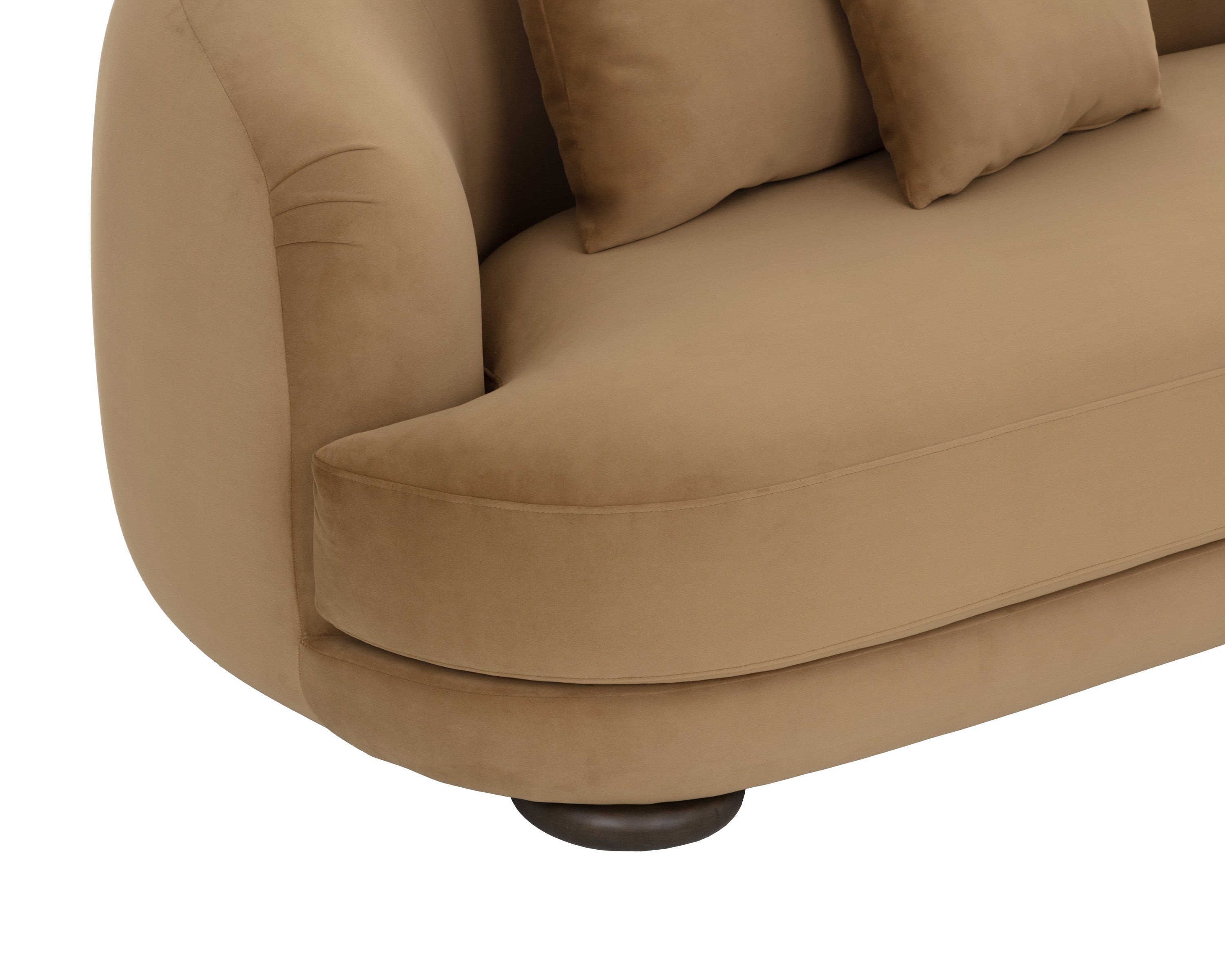 Sunpan Valentina Sofa - Kona Camel