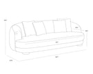 Sunpan Valentina Sofa - Kona Camel