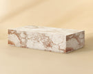 Sunpan Laros Coffee Table - Crema Breccia Marble