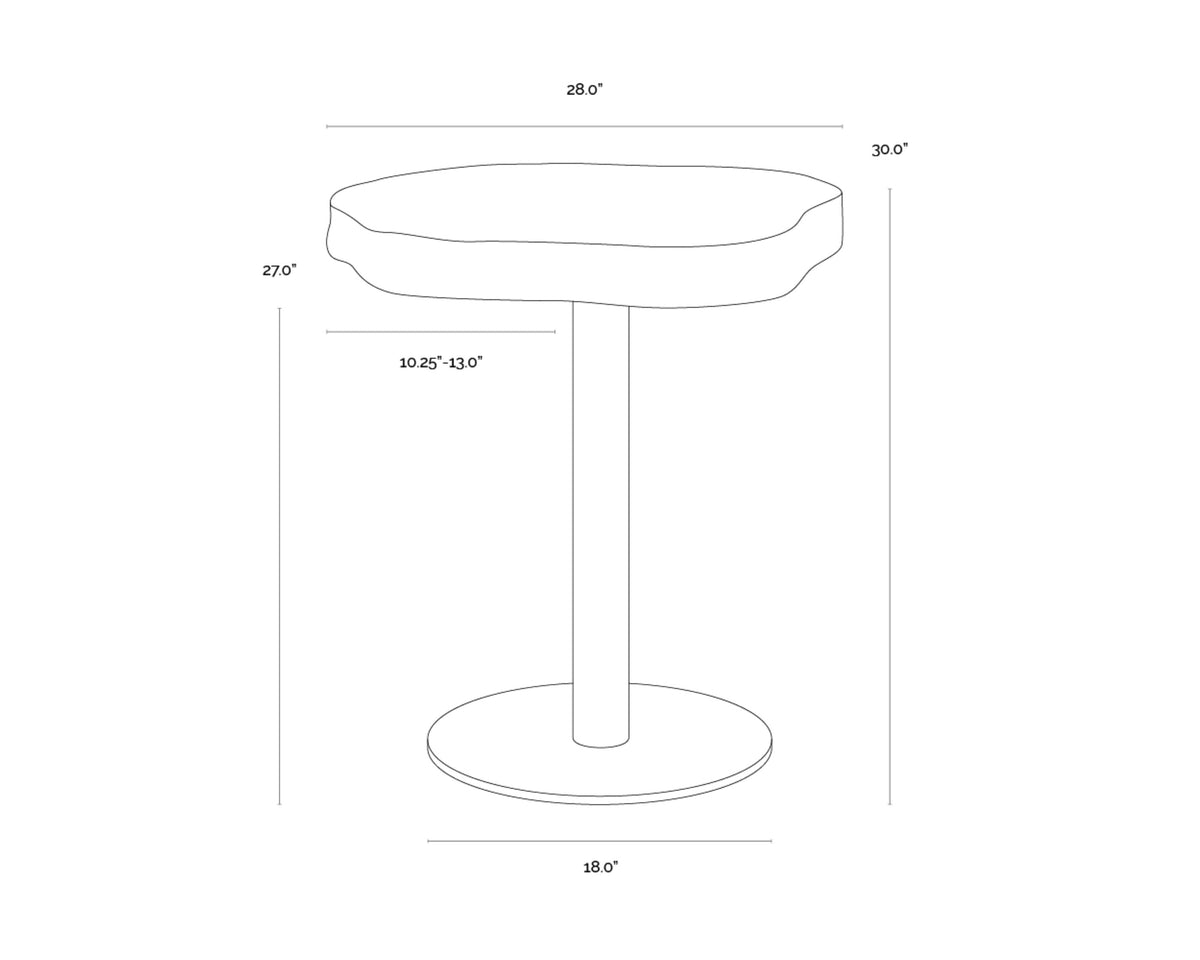 Sunpan Delmont Bistro Table - 28