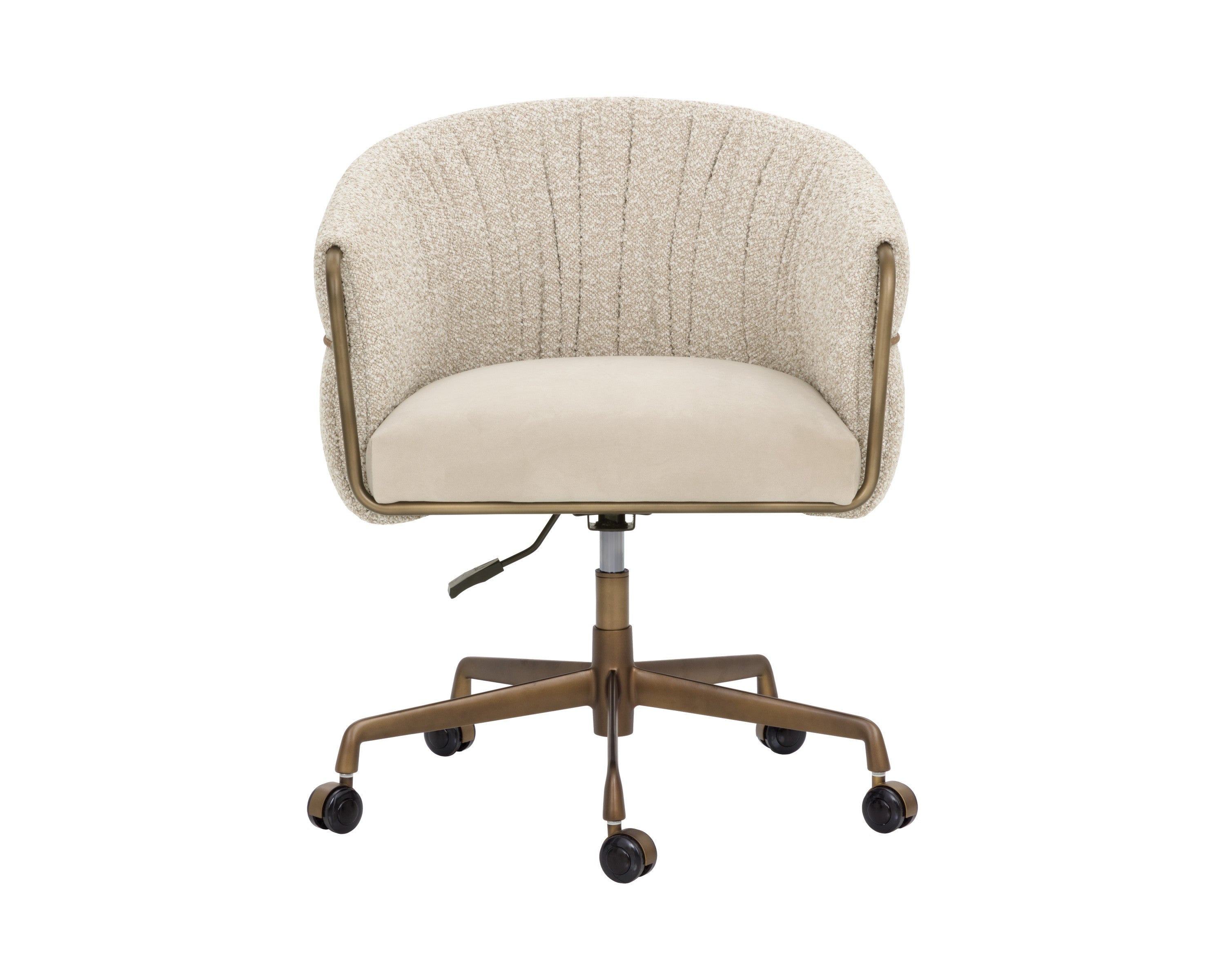 Sunpan Olma Office Chair - Meg Taupe / Santa Cruz Oatmeal