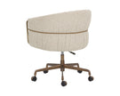 Sunpan Olma Office Chair - Meg Taupe / Santa Cruz Oatmeal