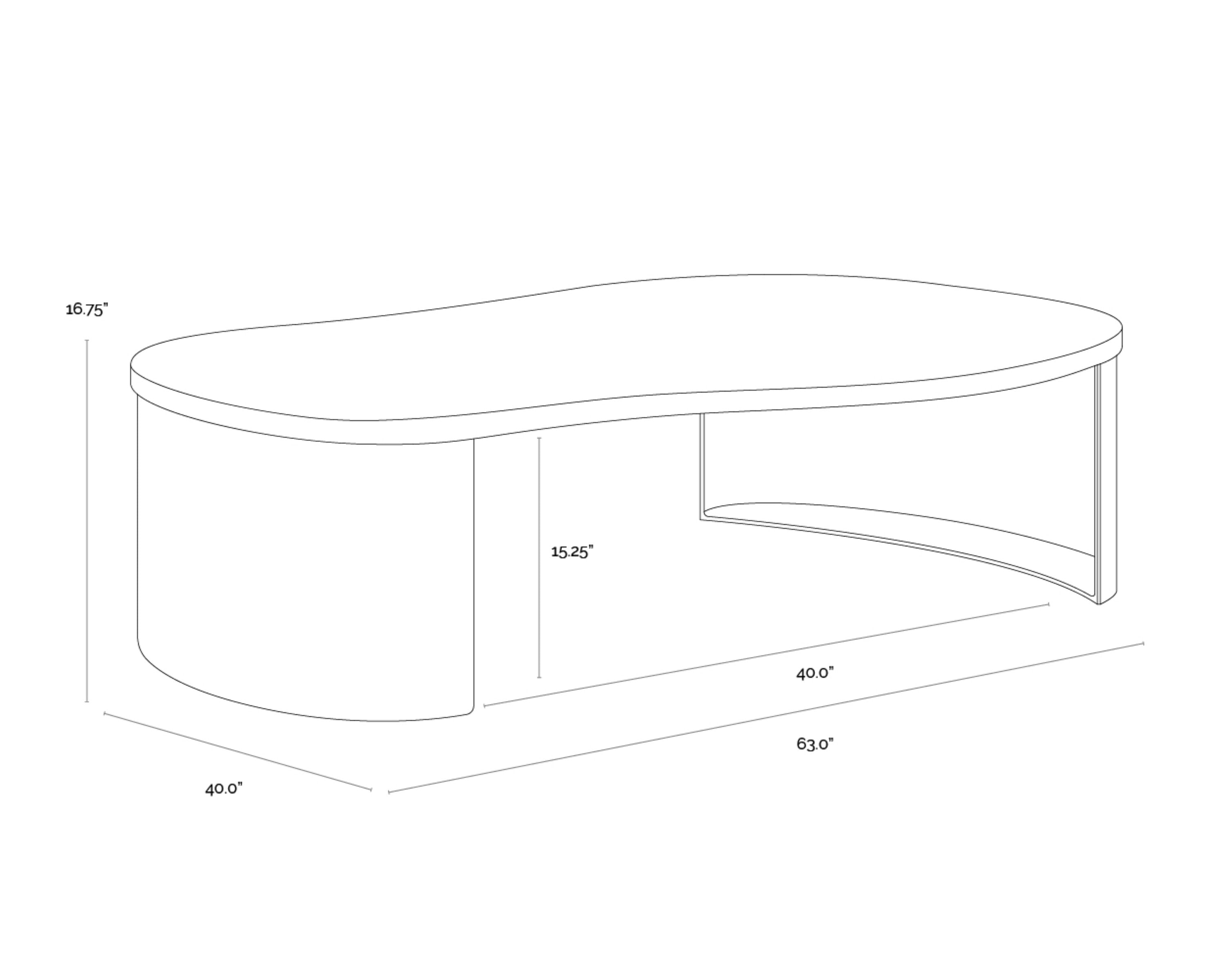 Sunpan Nafisa Coffee Table