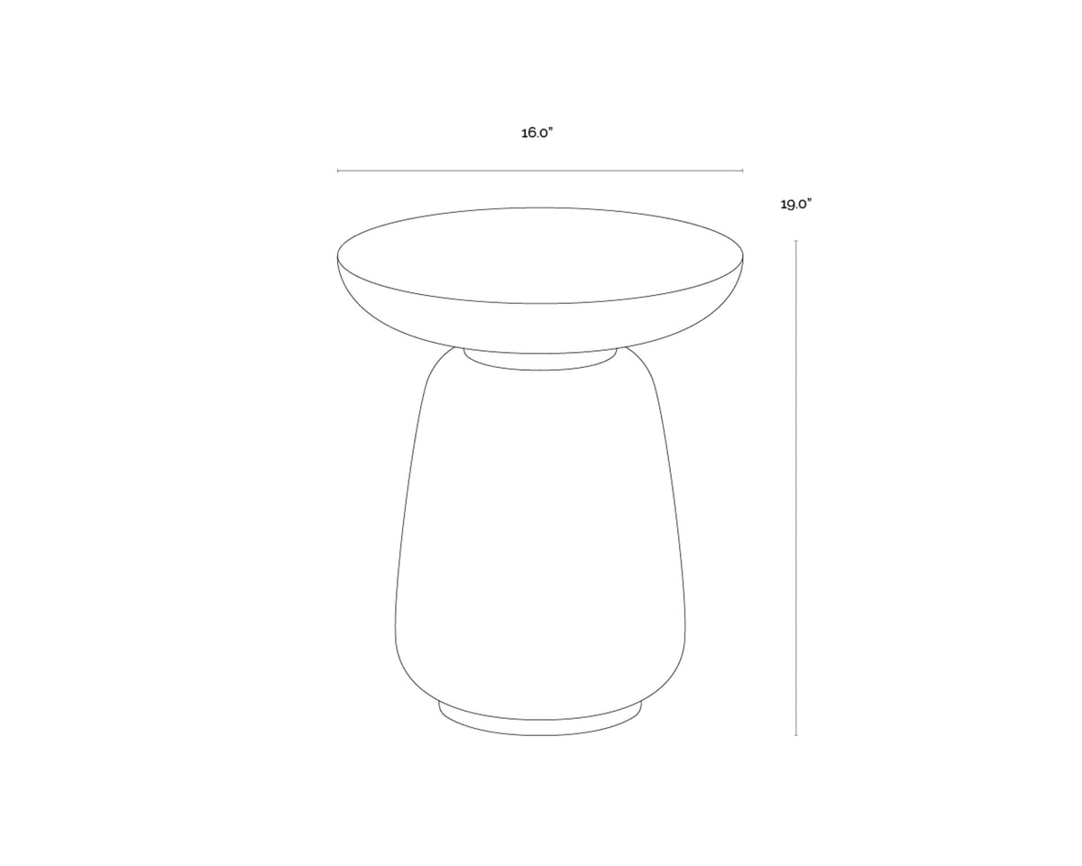 Sunpan Kiri End Table