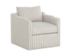 Sunpan Roosevelt Swivel Lounge Chair - Gifford Script