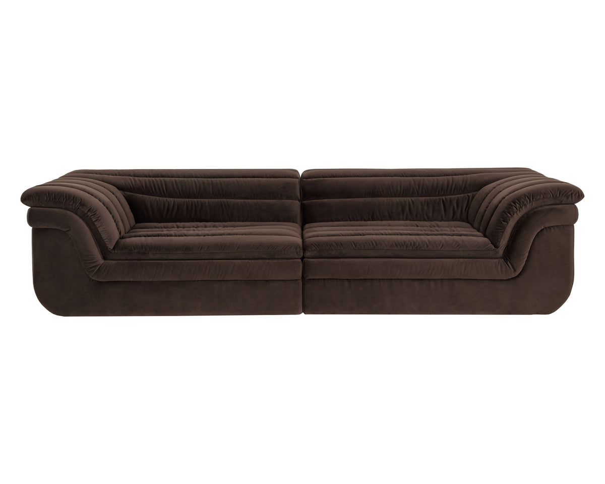 Sunpan Bello Sofa - Diamond Mink