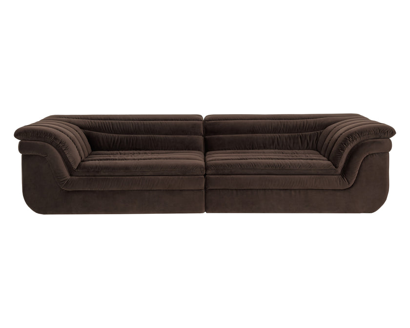 Sunpan Bello Sofa - Diamond Mink
