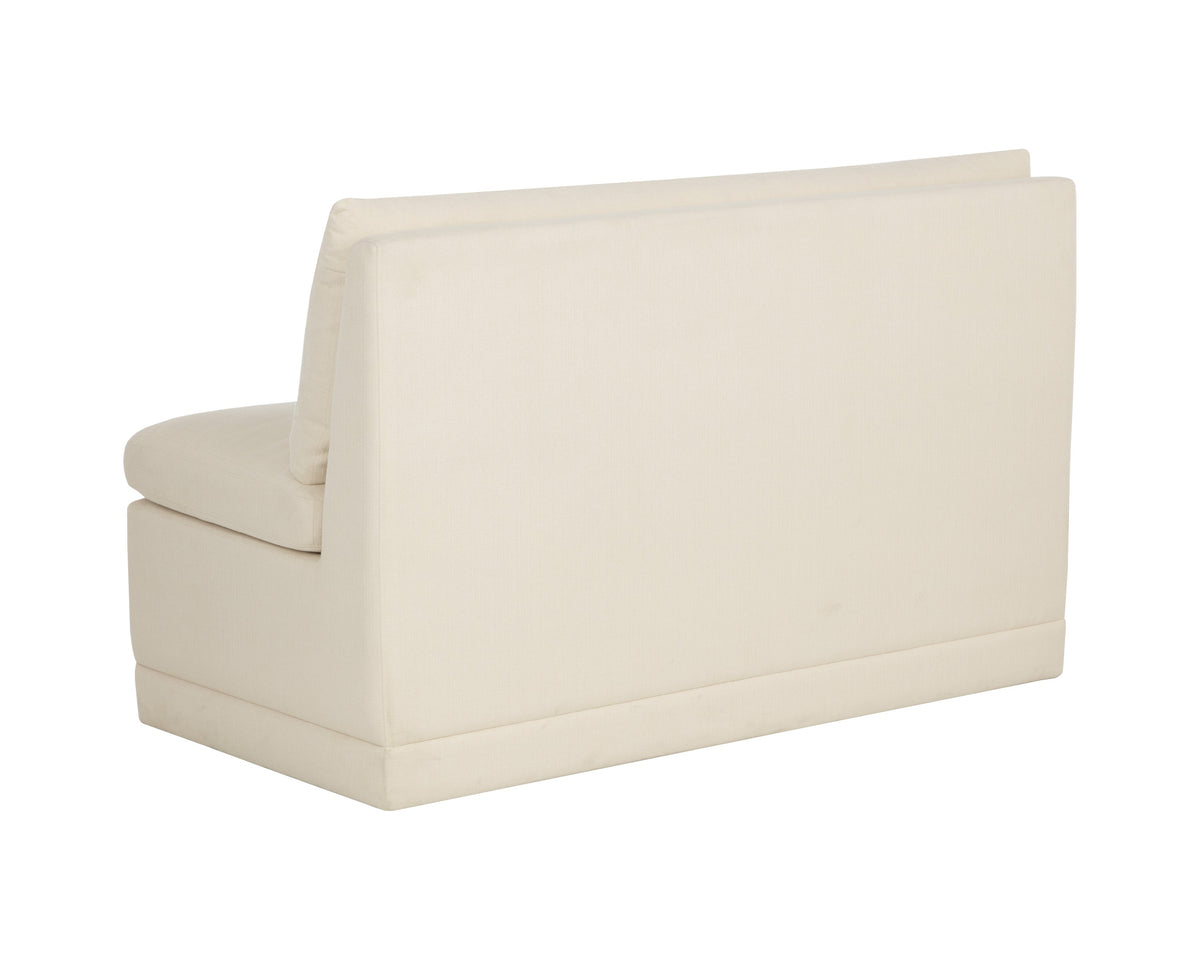 Sunpan Donatella Banquette - Zenith Alabaster