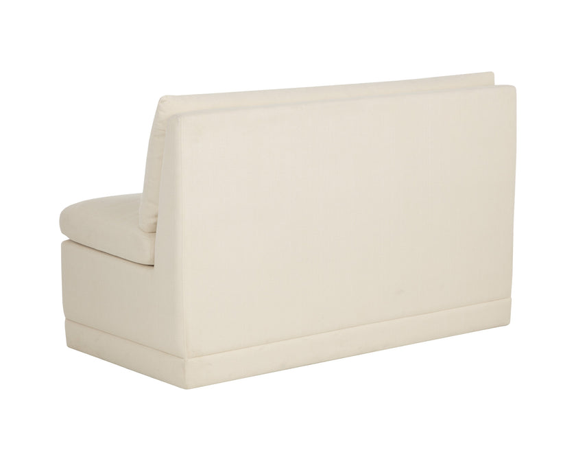 Sunpan Donatella Banquette - Zenith Alabaster