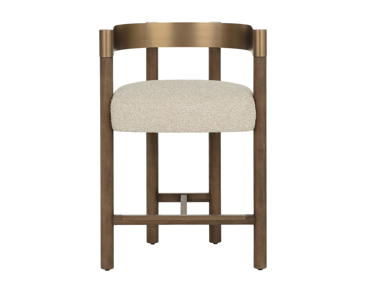 Sunpan Manolo Counter Stool - Santa Cruz Oatmeal