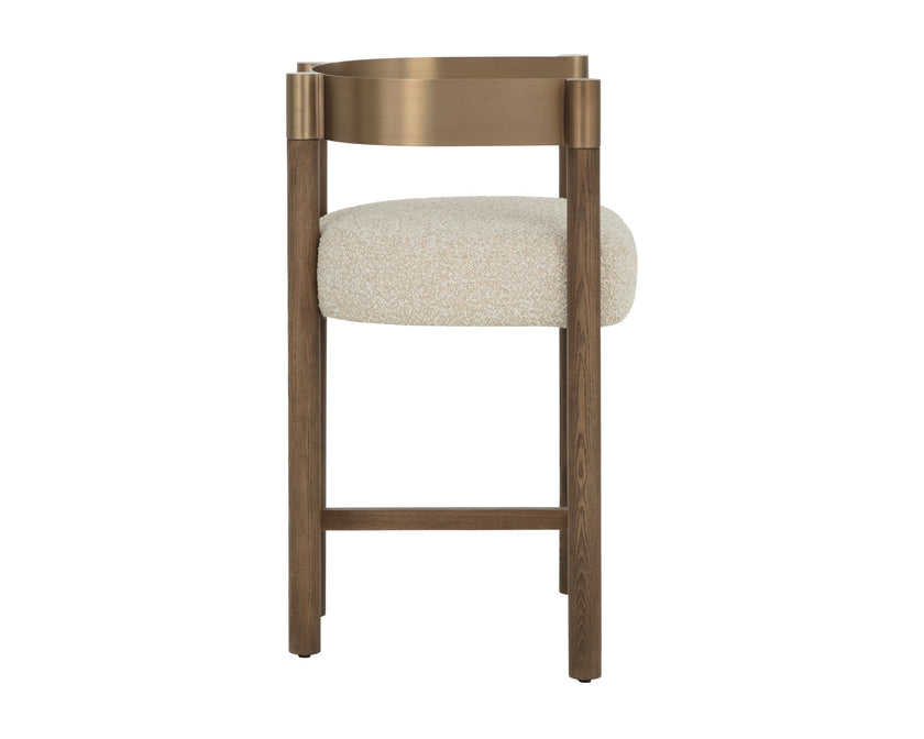 Sunpan Manolo Counter Stool - Santa Cruz Oatmeal