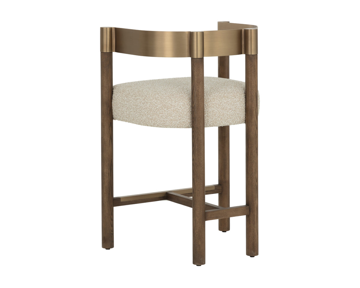 Sunpan Manolo Counter Stool - Santa Cruz Oatmeal