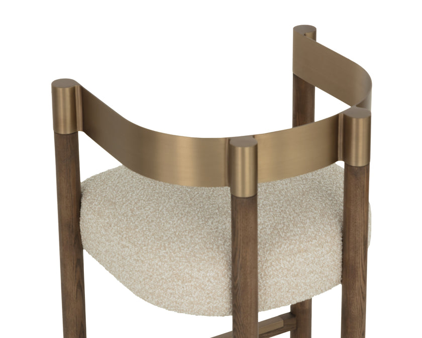 Sunpan Manolo Counter Stool - Santa Cruz Oatmeal