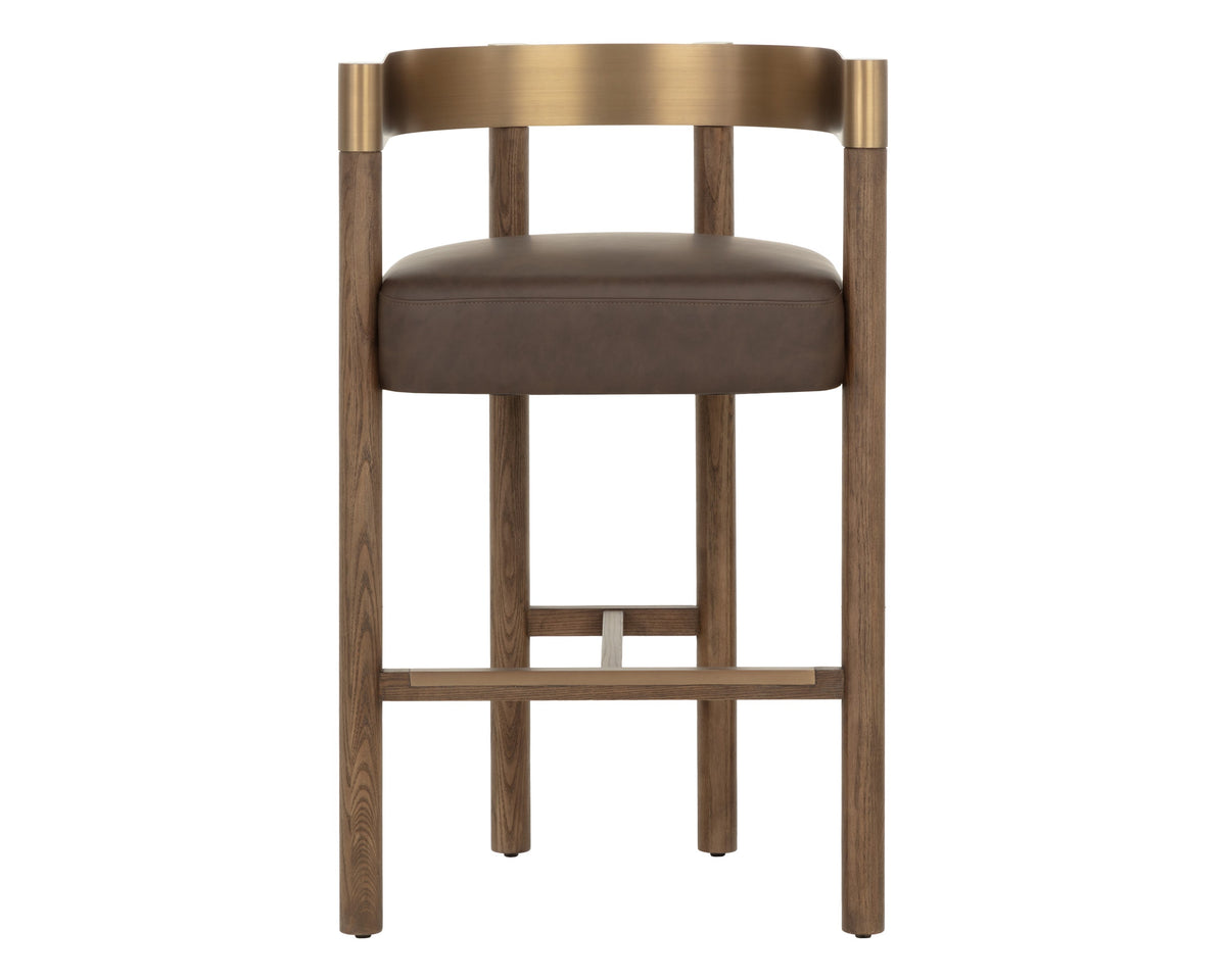 Sunpan Manolo Barstool - Eglinton Espresso