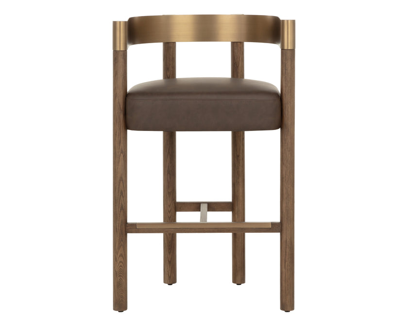 Sunpan Manolo Barstool - Eglinton Espresso