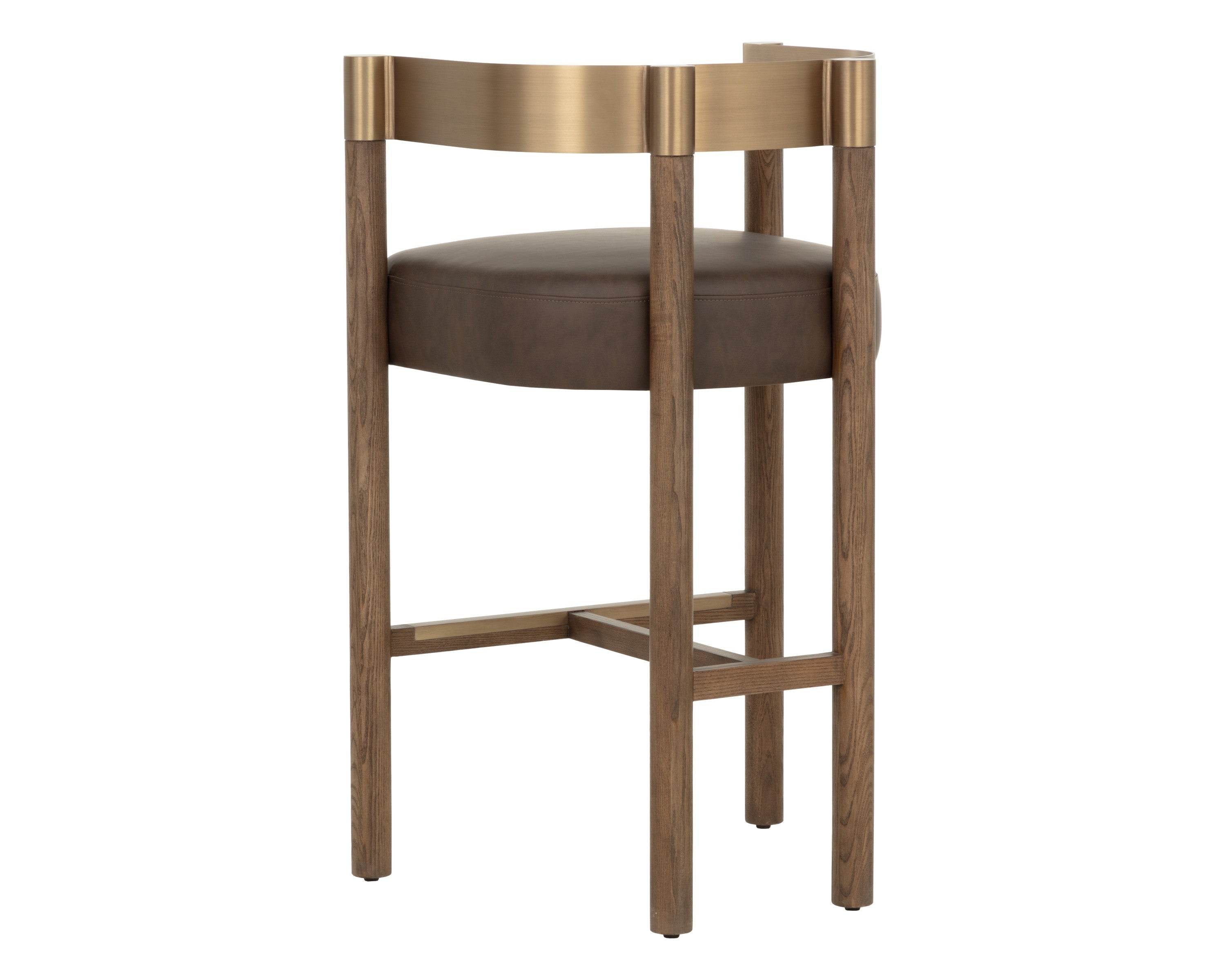 Sunpan Manolo Barstool - Eglinton Espresso