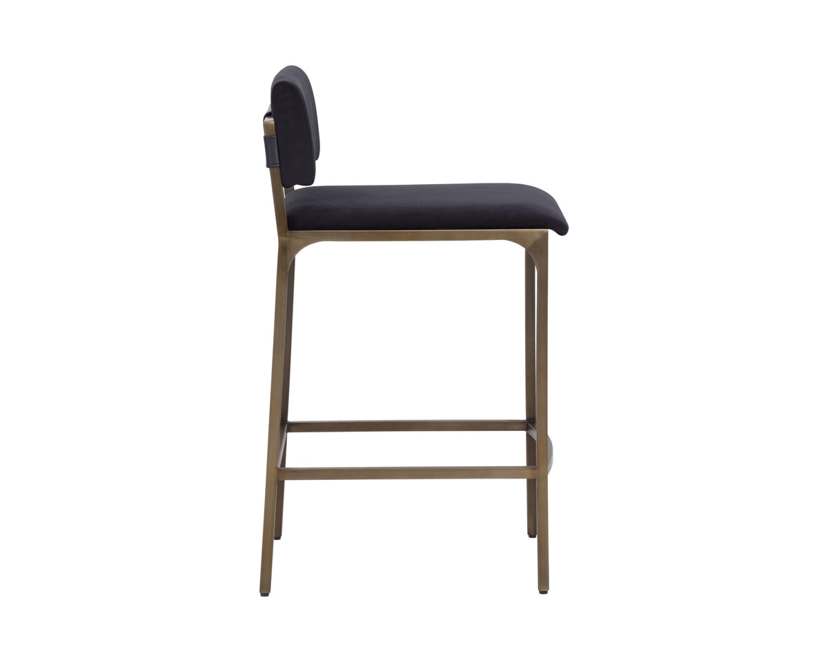 Sunpan Mori Counter Stool - Abbington Black