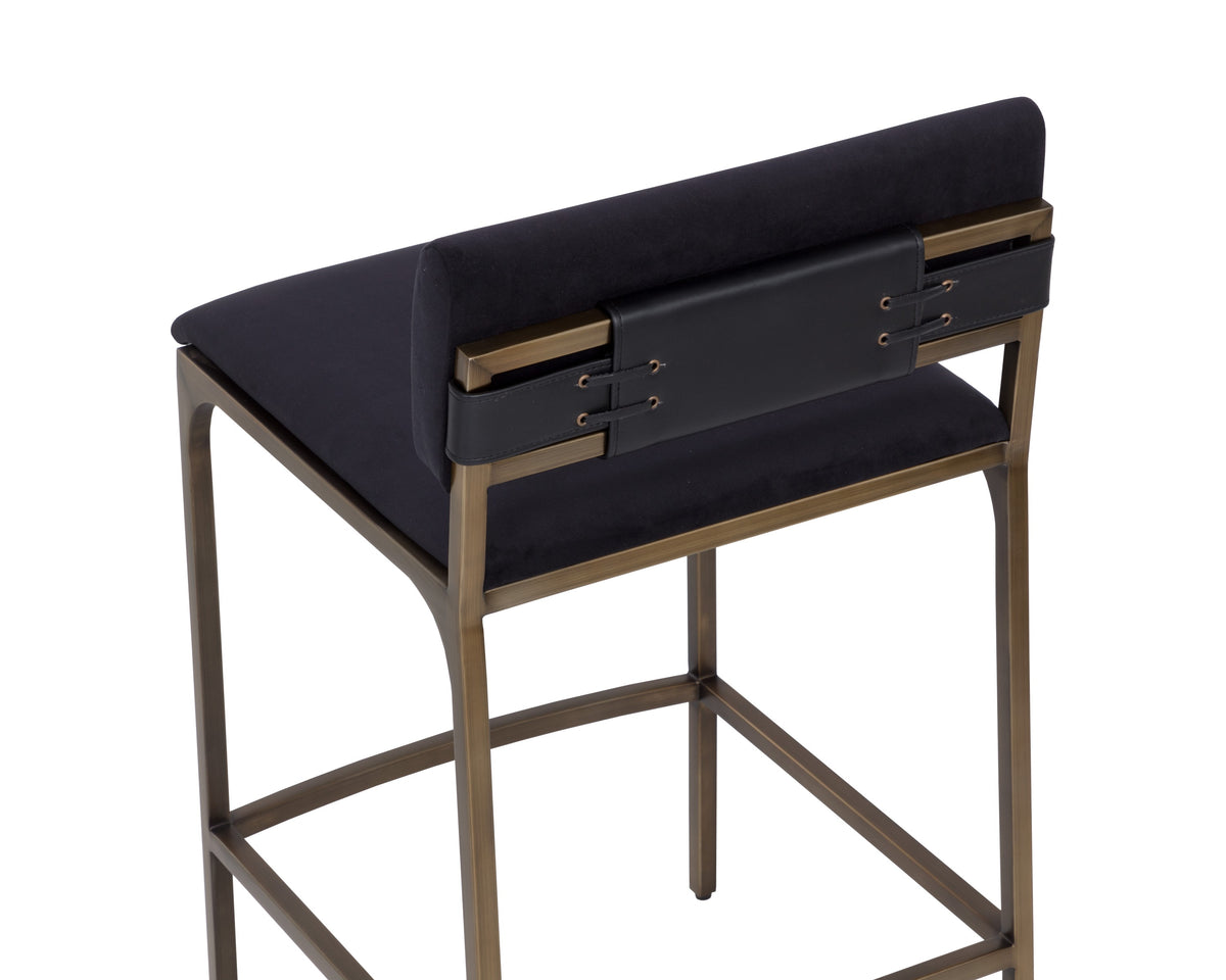 Sunpan Mori Counter Stool - Abbington Black