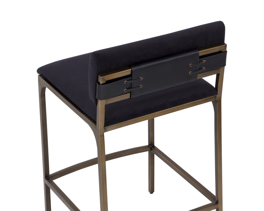 Sunpan Mori Counter Stool - Abbington Black