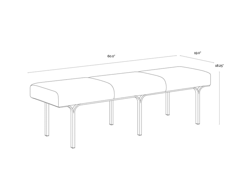 Sunpan Nuvella Bench