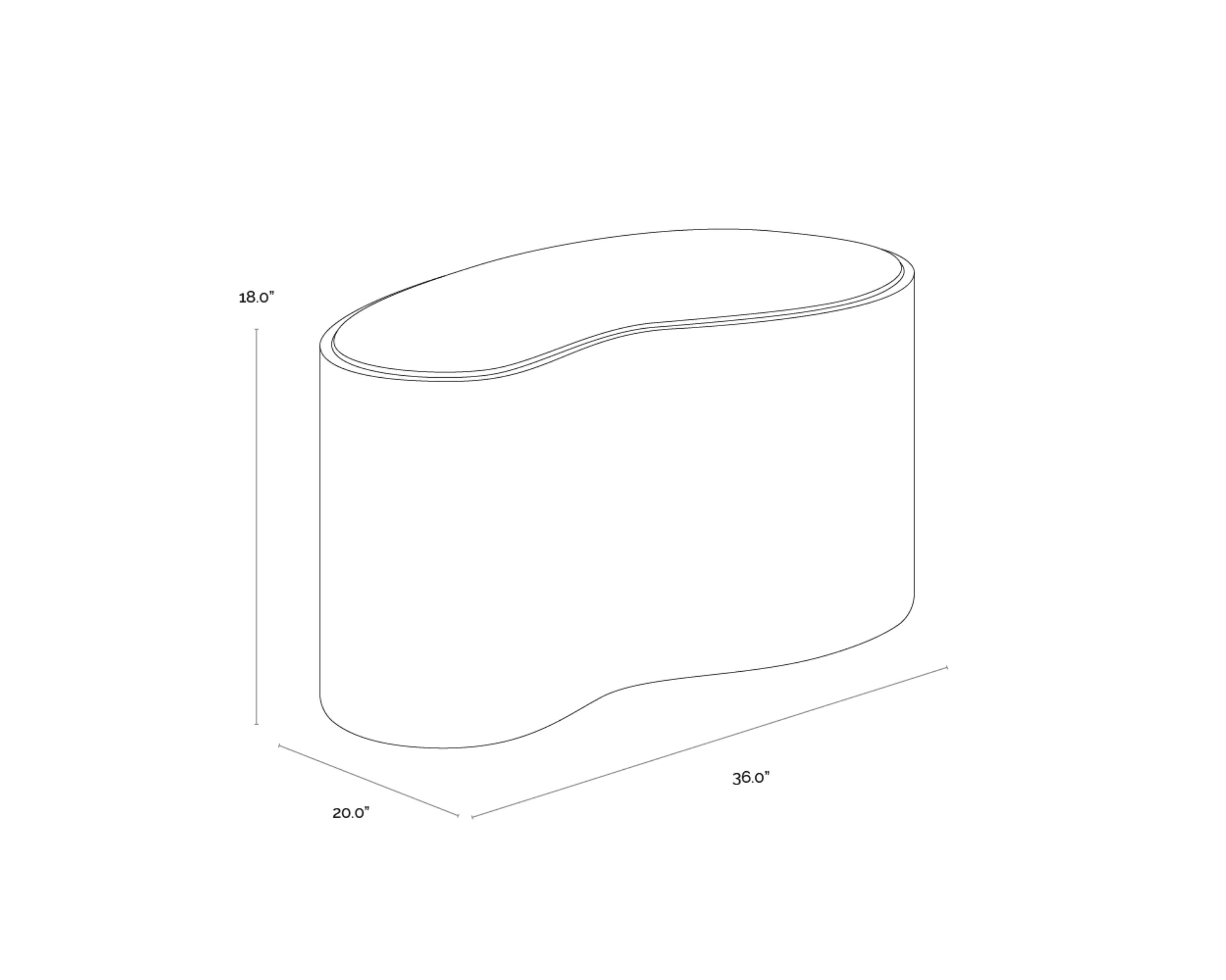 Sunpan Ishiko Coffee Table