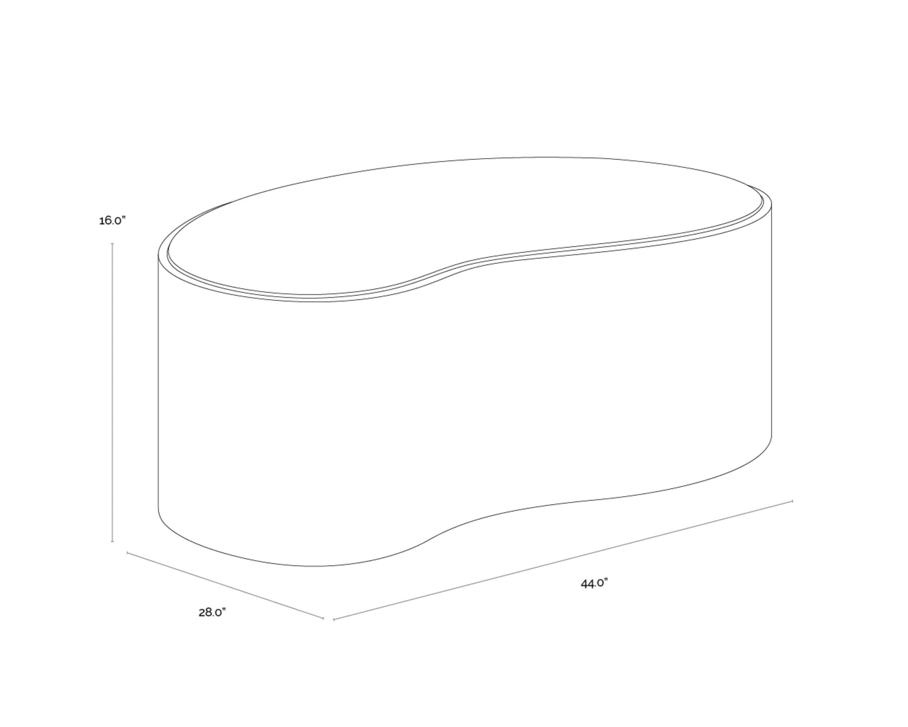 Sunpan Ishiko Coffee Table