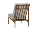 Sunpan Elanor Lounge Chair - Walnut - Copenhagen Cappuccino