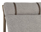 Sunpan Elanor Lounge Chair - Walnut - Copenhagen Cappuccino