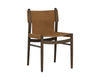 Sunpan Argus Dining Side Chair - Nubuck Caramel Leather