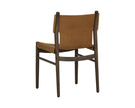 Sunpan Argus Dining Side Chair - Nubuck Caramel Leather