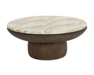 Sunpan Orula Coffee Table - Marble Look - Macchiato