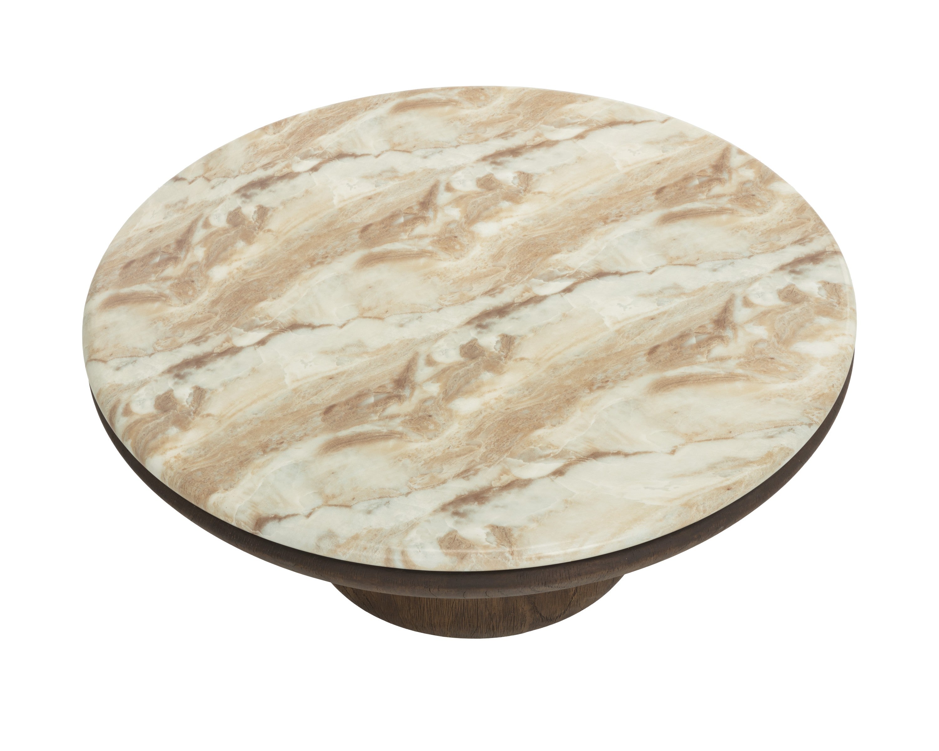 Sunpan Orula Coffee Table - Marble Look - Macchiato