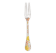 Christofle Jardin d'Eden Silver Plated Gold Accents Dinner Fork - Rose Gold And Gold Two Golds