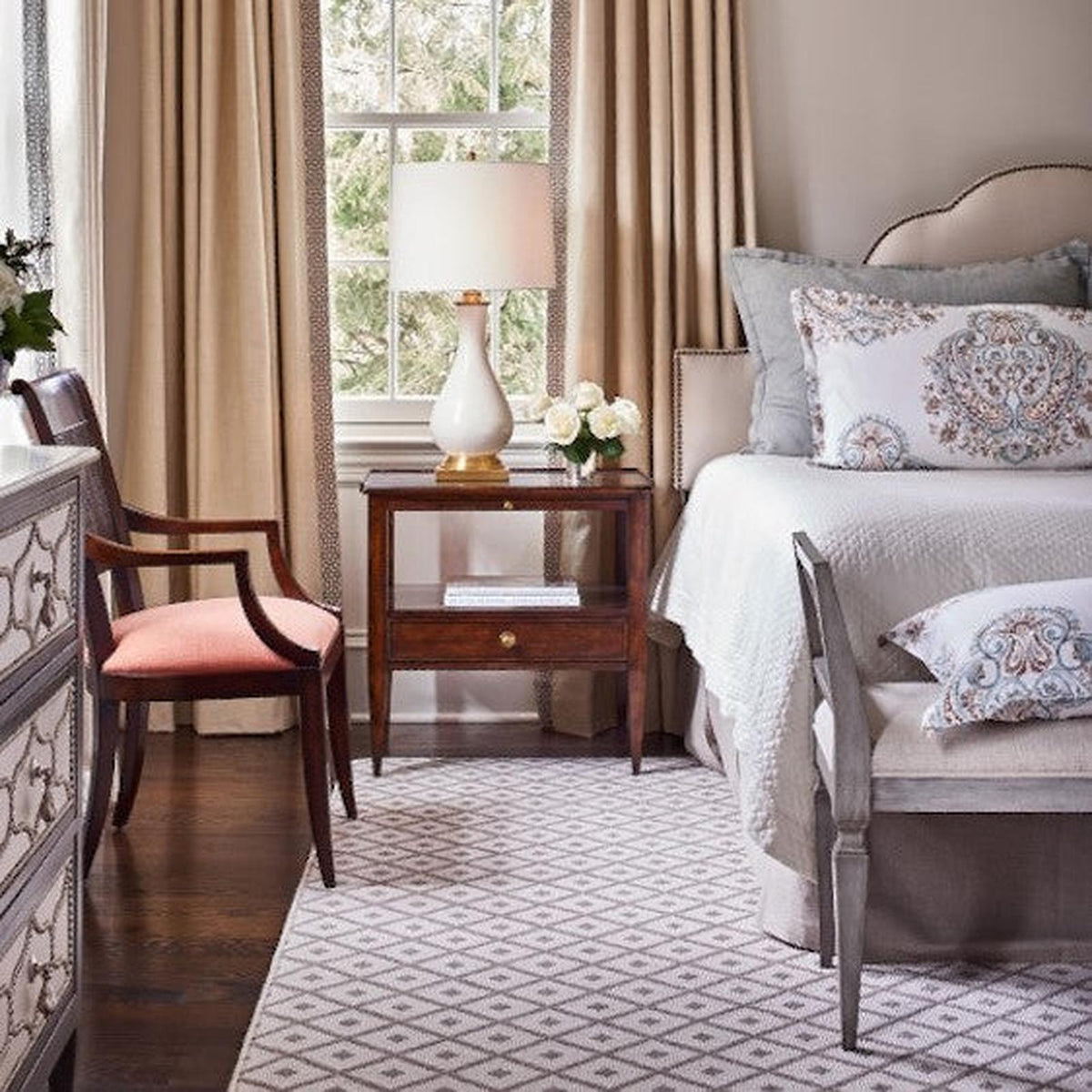 Woodbridge Furniture Neo-Classic Bench