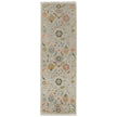 Feizy Karina 69GBF Transitional Floral & Botanical Rug in Ivory/Gold/Green