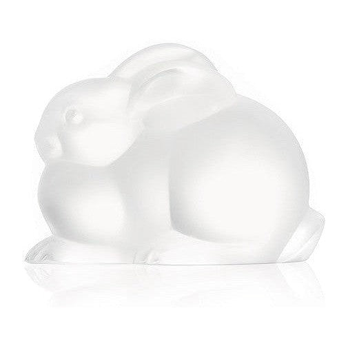 Lalique Resting Rabbit Sculpture