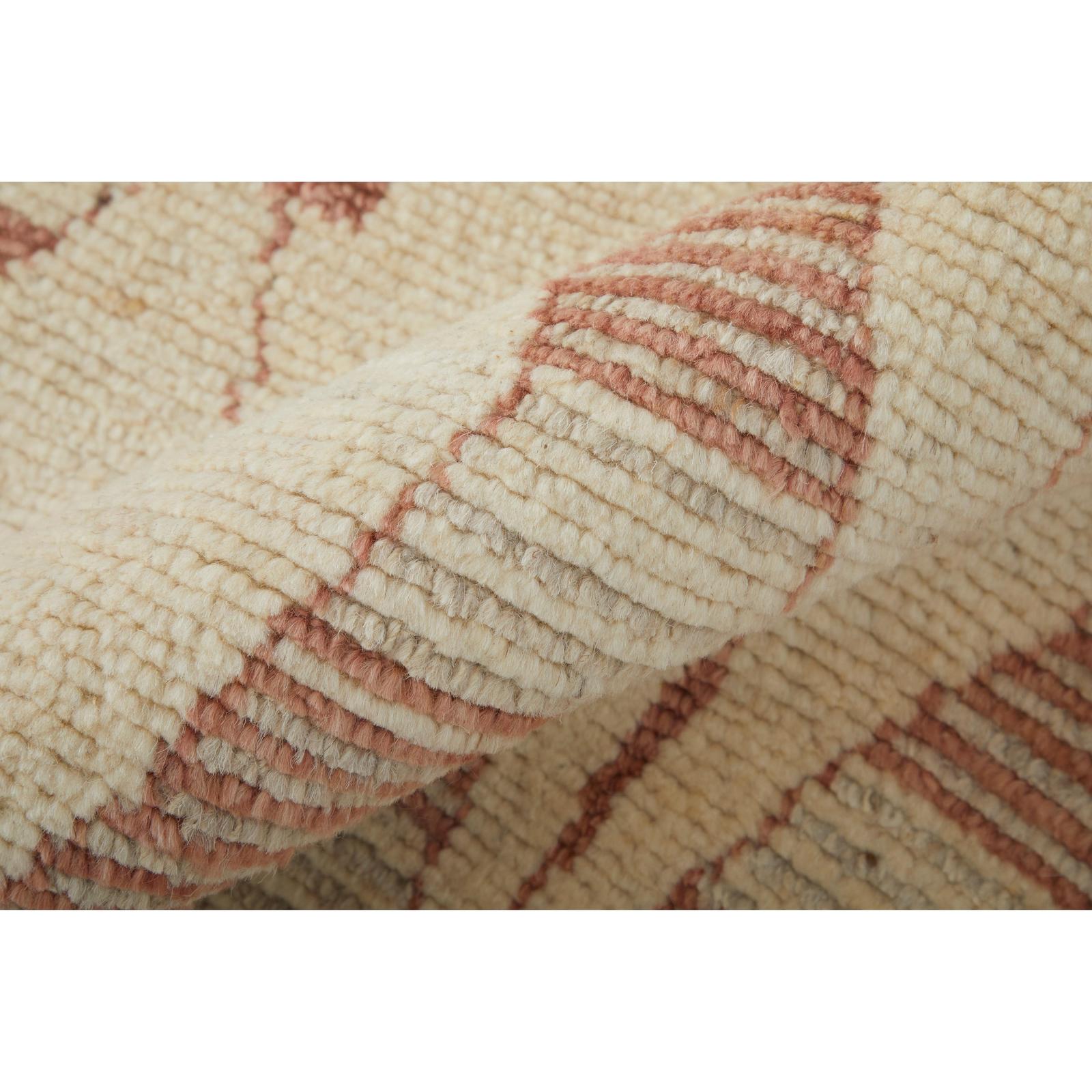 Feizy Kasbah 69G3F Transitional Diamond Rug in Tan/Gray/Red