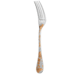 Christofle Jardin d'Eden Silver Plated Gold Accents Dinner Fork
