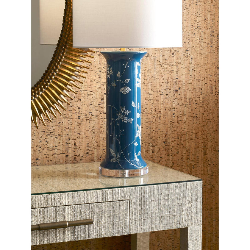 Wildwood Chastity Blue White Lamp