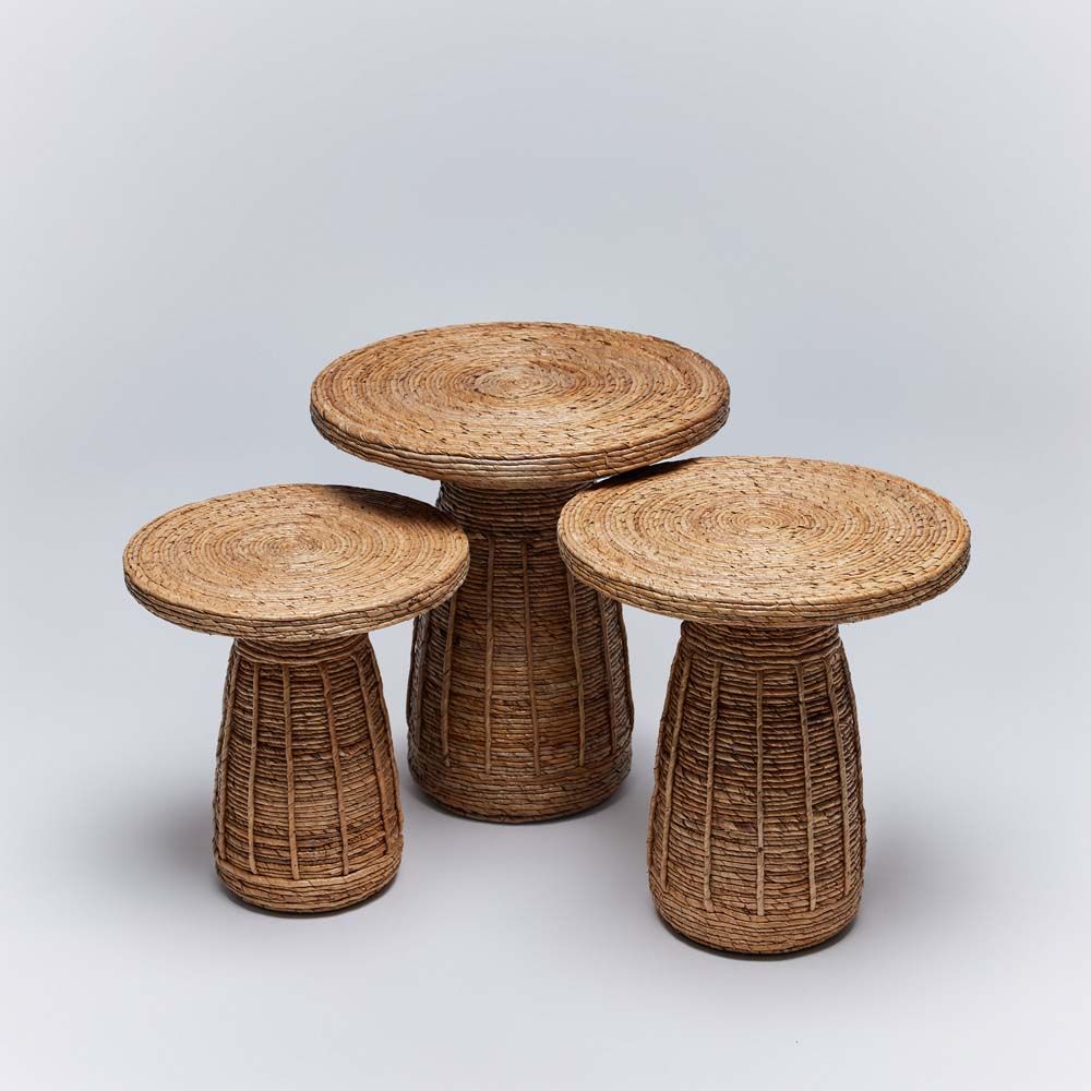 Interlude Laguna Bunching Tables Banana Bark DSC