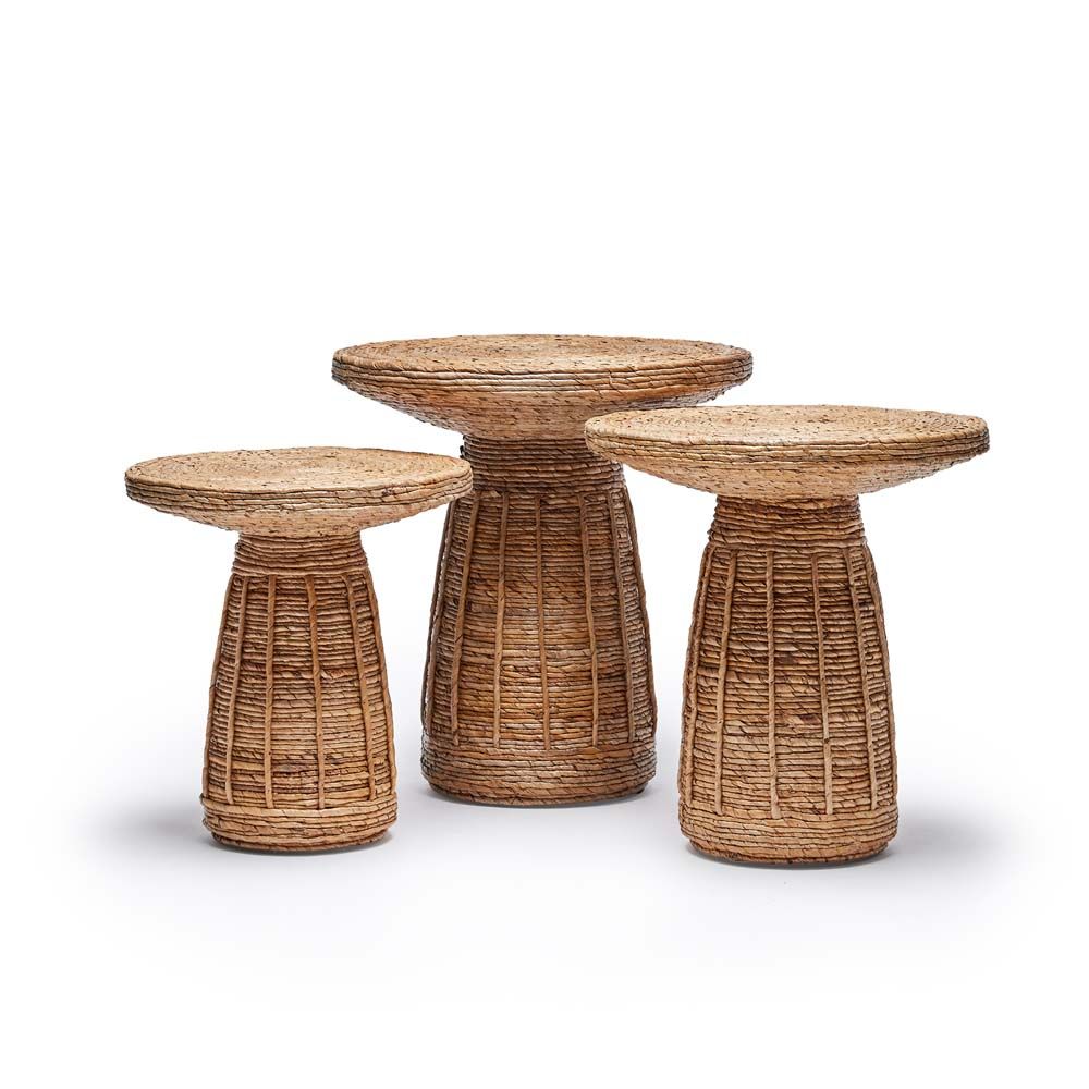 Interlude Laguna Bunching Tables Banana Bark DSC